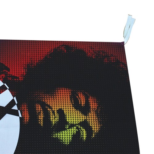 Grand fanion en polyester RPET avec impression en quadrichro thumbnail 10