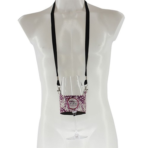 Porte-verre lanyard grand format - polyester fullcolor thumbnail 8