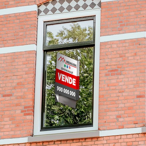 Plaque immobilier 1.4x0.7m avec pliage en demi thumbnail 4