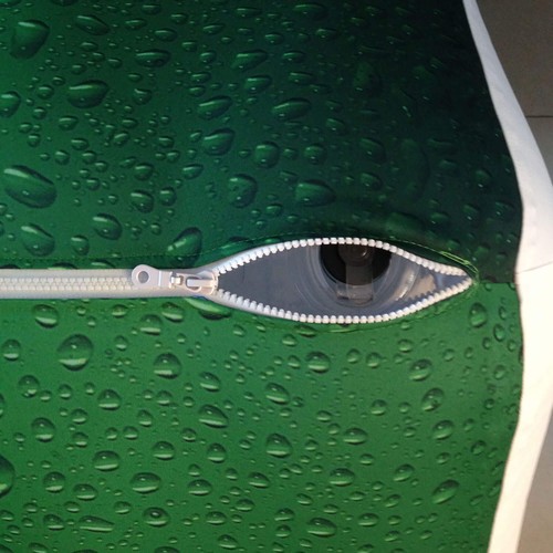 Housse pouf en polyester avec fermeture -full color thumbnail 5