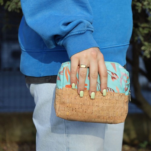 SAC POLYVALENT EN POLYESTER ET LIÈGE, IMPRESSION EN QUADRICE