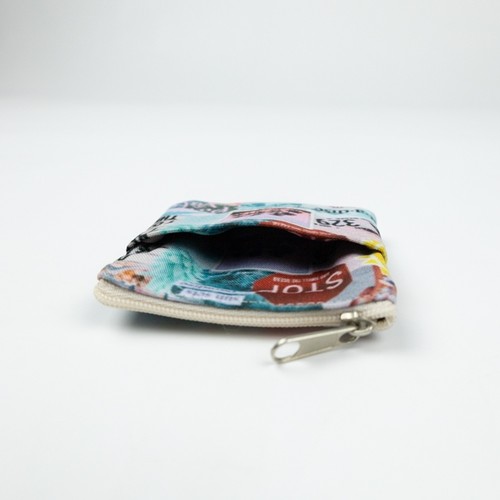 Bourse en polyester RPET à deux poches, impression en quadri thumbnail 7