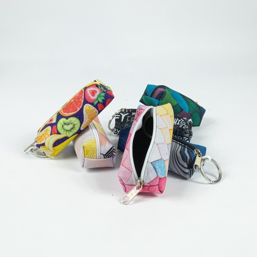 Porte-clés mini trousse - polyester full color thumbnail 8