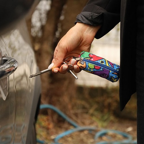 SAC PORTE-MONNAIE PORTE-CLÉS EN COTON thumbnail 4