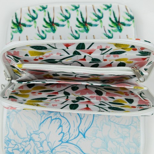 Portefeuille pour femme en polyester, entièrement imprimé thumbnail 5