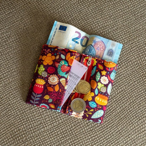 Porte-monnaie enNapa, impression quadrichromie