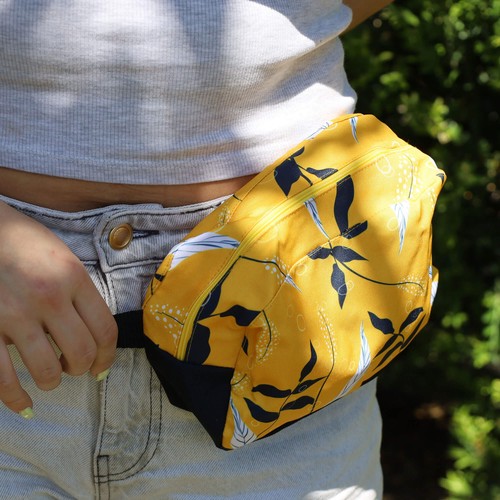 Sac banane en polyester RPET avec imprimé intégral