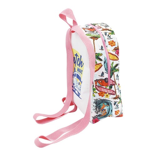 Petit sac à dos en polyester RPET avec impression en quadric thumbnail 5