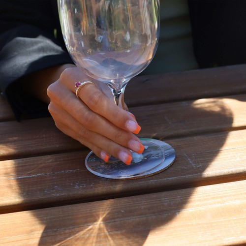 Sous verre/sous bock 2 mm diametre 8 cm - full color thumbnail 7