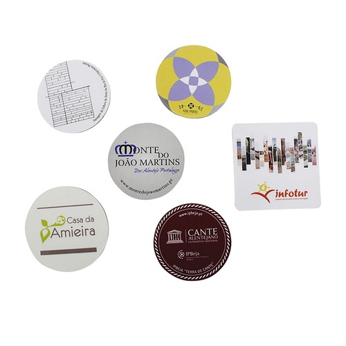 Sous verre/sous bock 2 mm diametre 8 cm - full color thumbnail 5