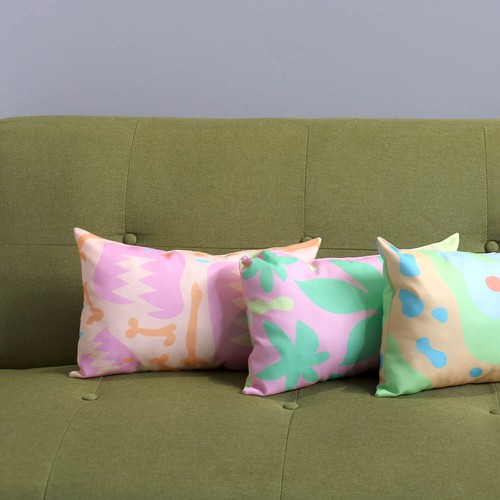 Coussin l rempli - polyester full color