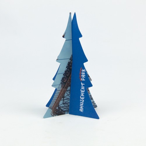 Sapin deNoël 20cm imprimé couleur 2 faces thumbnail 5