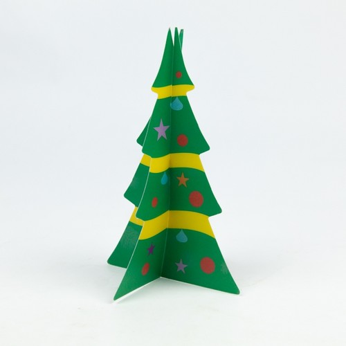 Sapin deNoël 20cm imprimé couleur 2 faces thumbnail 10