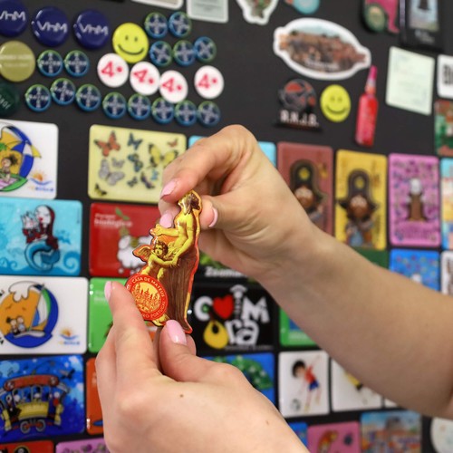 6 aimant epoxy quadrichromie 5x10cm