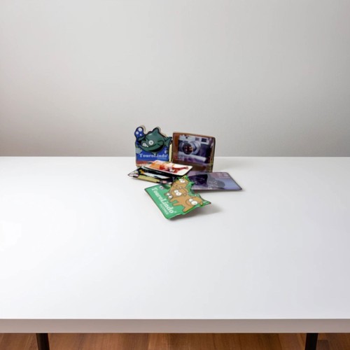 6 aimant epoxy quadrichromie 5x5cm