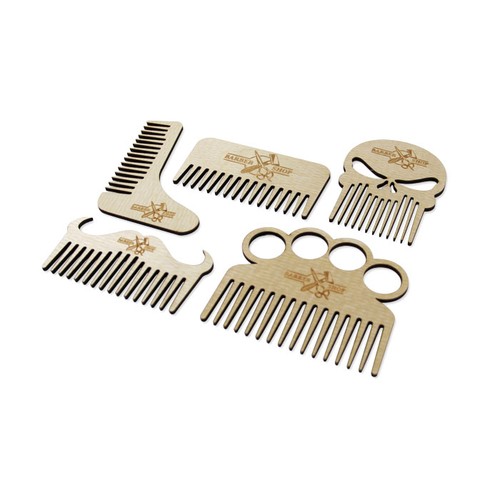 Peigne en bois gravé au laser thumbnail 6