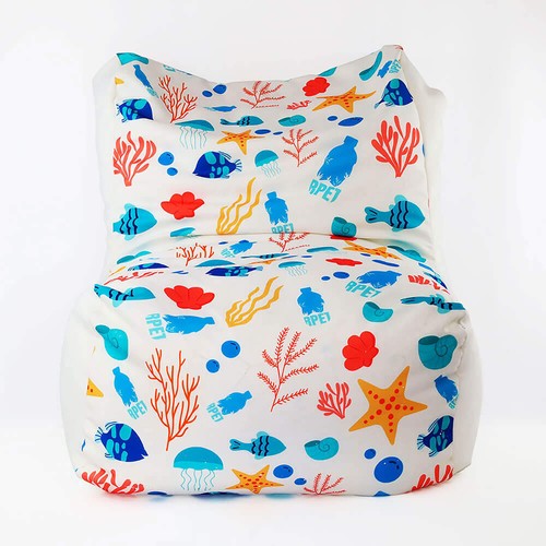 Pouf de canapé en polyester RPET à impression quadrichromie thumbnail 7