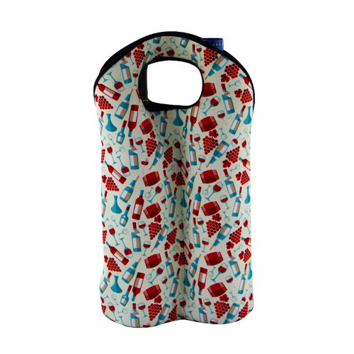 Sac pour 2 bouteilles enNéoprène full print thumbnail 5