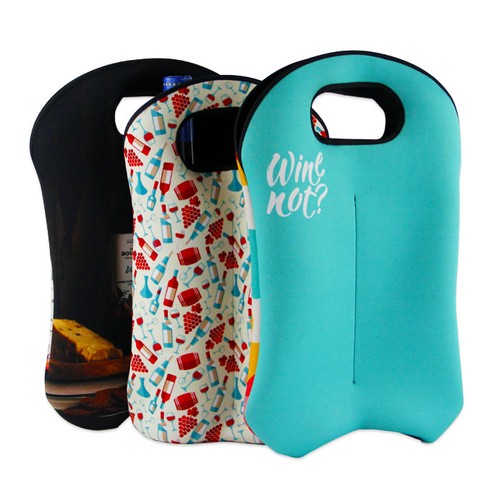 Sac pour 2 bouteilles enNéoprène full print thumbnail 15