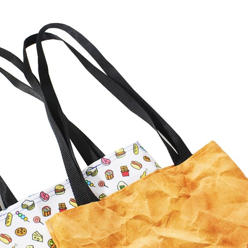 Sac avec poignées en polyester RPET avec impression en quadr thumbnail 7