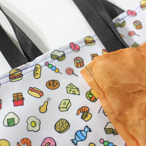 Sac avec poignées en polyester RPET avec impression en quadr thumbnail 9