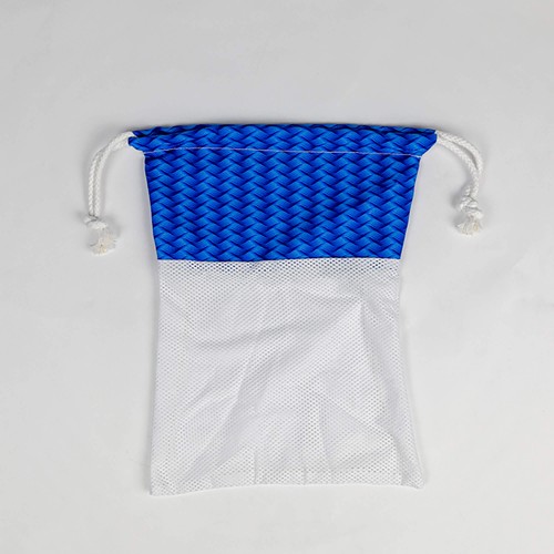 Petit sac à fruits avec cordon de serrage en mesh et imprimé thumbnail 9