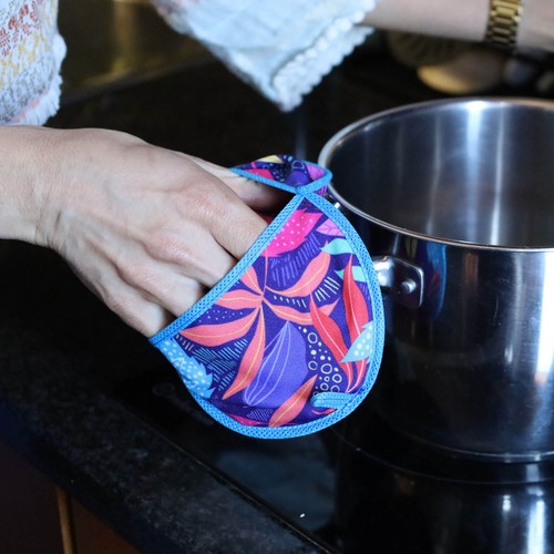 POIGNÉE DE CUISINE EN POLYESTER IMPRIMÉ COMPLÈTEMENT