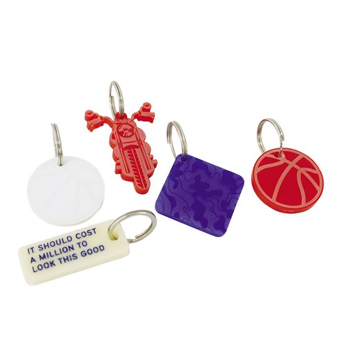 PORTE-CLÉS ACRYLIQUE 3MM AVEC GRAVURE LASER