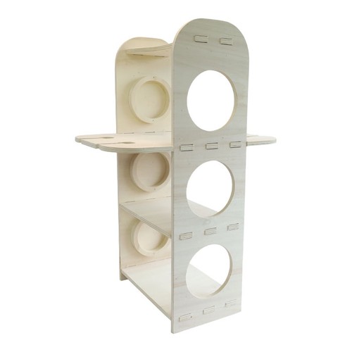 SUPPORT EN BOIS POUR BOUTEILLES ET VERRES IMP. NON INCLUS thumbnail 5