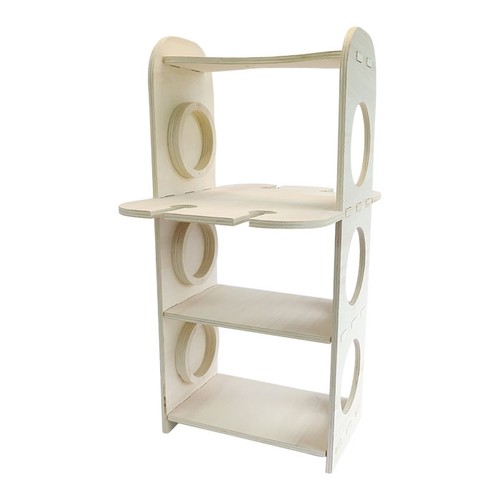 SUPPORT EN BOIS POUR BOUTEILLES ET VERRES IMP. NON INCLUS thumbnail 4