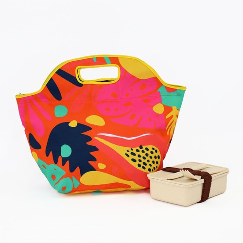 Boîte à lunch thermique avec poignée en polyester, impressio thumbnail 4