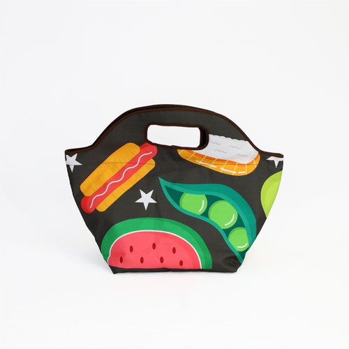 Boîte à lunch thermique avec poignée en polyester, impressio thumbnail 5