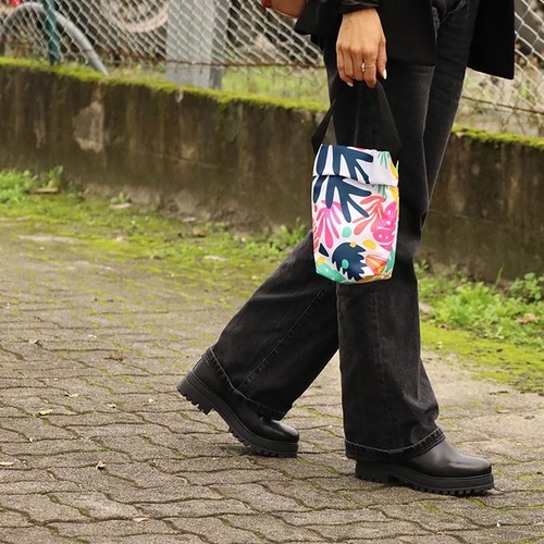 BOÎTE À LUNCH THERMIQUE MAIN-MAIN EN POLYESTER IMPRIMÉ QUAD thumbnail 8