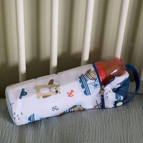 Sac isotherme pour bouteille en polyester, impression intégr thumbnail 4