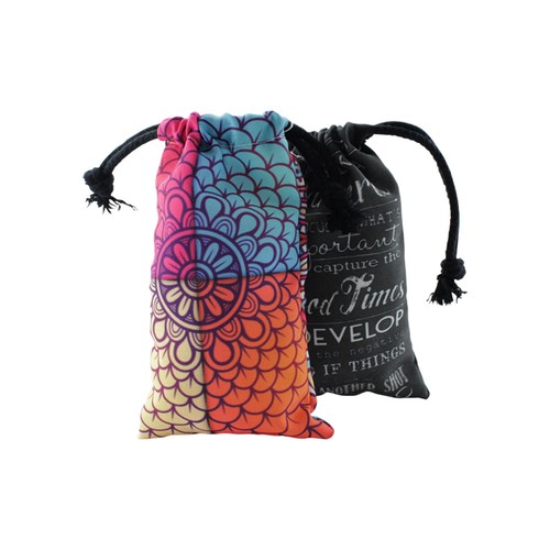 Sac en polyester RPET taille S avec cordon, impression en qu thumbnail 4