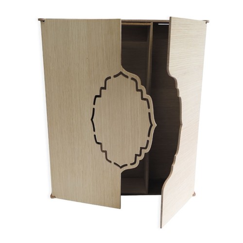 COFFRET EN BOIS POUR 3 BOUTEILLES DE VIN, IMP NON INCLUSE thumbnail 5