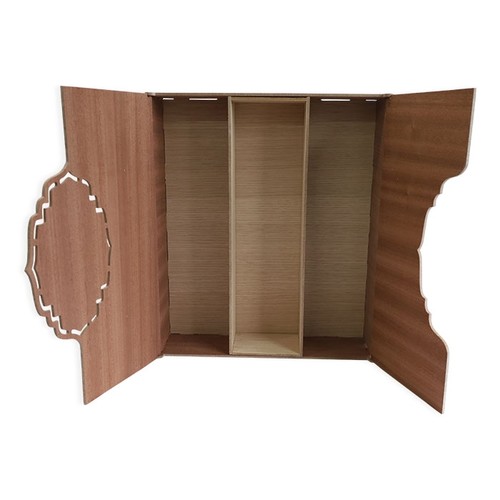 COFFRET EN BOIS POUR 3 BOUTEILLES DE VIN, IMP NON INCLUSE thumbnail 7