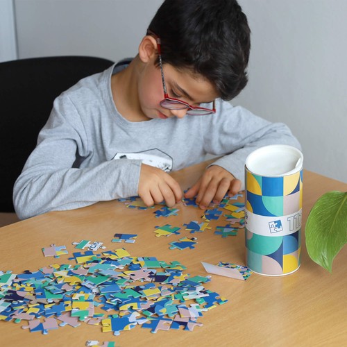Puzzle A3, 112 pièces avec emballage