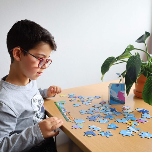 Puzzle carton A4 + emballage– 56 piéces full color