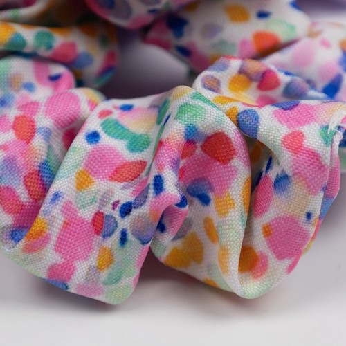 Élastique pour cheveux en polyester RPET avec impression en thumbnail 7