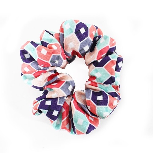 Élastique pour cheveux en polyester RPET avec impression en thumbnail 5