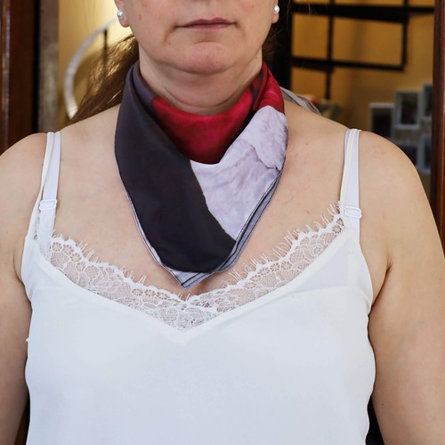 Foulard modele carre 44x44cm - polyester full color