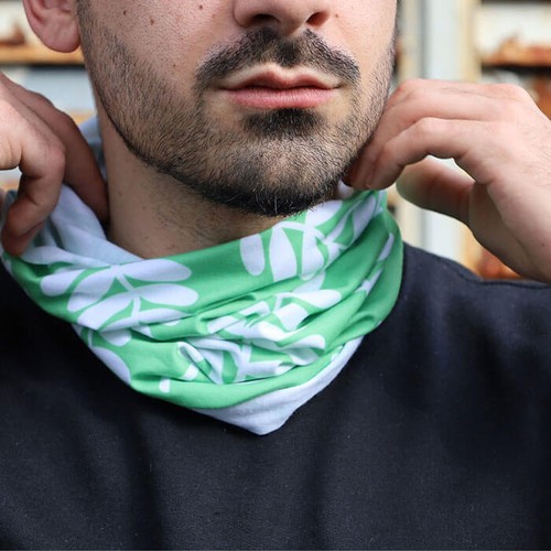 Tour de cou en polyester full print