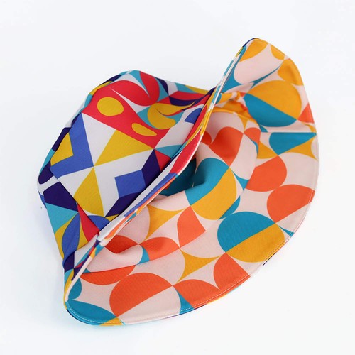 BONNET POLYESTER RÉVERSIBLE PANAMA thumbnail 4