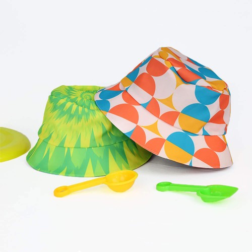 BONNET POLYESTER RÉVERSIBLE PANAMA thumbnail 5