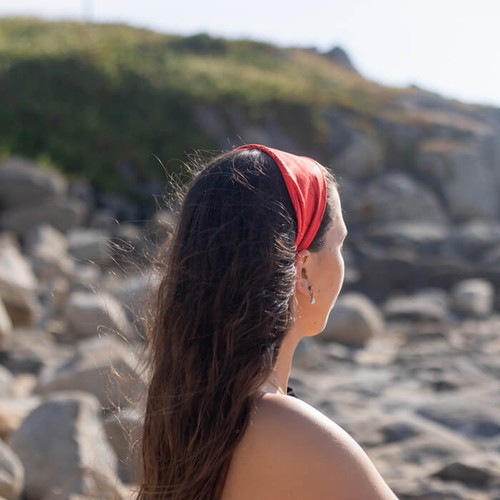 Bandana en polyester avec toucher coton, imprimé intégral