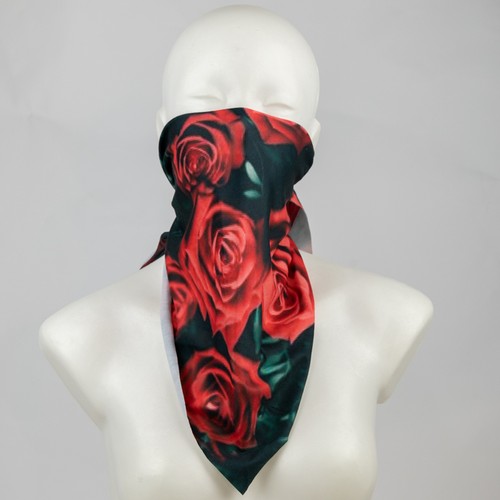 Foulard modele triangle touche coton - polyester full color thumbnail 6