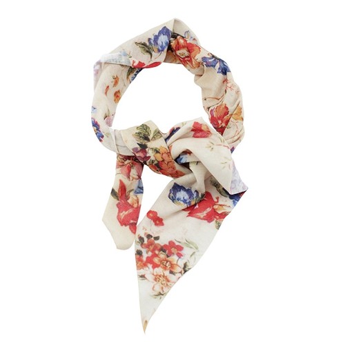 Foulard modele triangle touche coton - polyester full color thumbnail 7