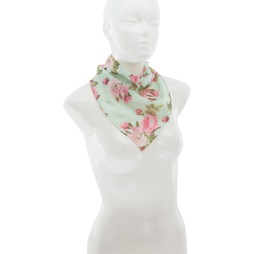 Foulard modele triangle touche coton - polyester full color thumbnail 10