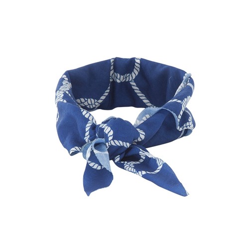 Foulard modele triangle touche coton - polyester full color thumbnail 4